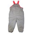 2-3Y Grey Fleece Lined Suspender Ski Pants - Zara