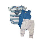 NB Blue & White Bodysuits & Leggings - Tiny Tots, Cuddlesome