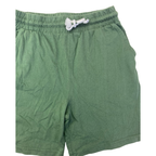 11-12Y Moss Green Soft Cotton Drawstring Shorts - Real