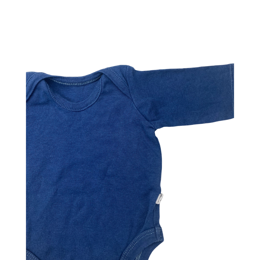 Prem - Dark Blue Long Sleeve Bodysuit - Woolworths
