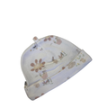 3-6M Cream Pastel Bunny Floral Beanie - Woolworths