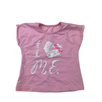 3-6M Pink Batwing "I Love Me" T Shirt - Re: