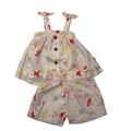 1-3M Light Pink Bird-Flower Tunic & Shorts - Woolworths