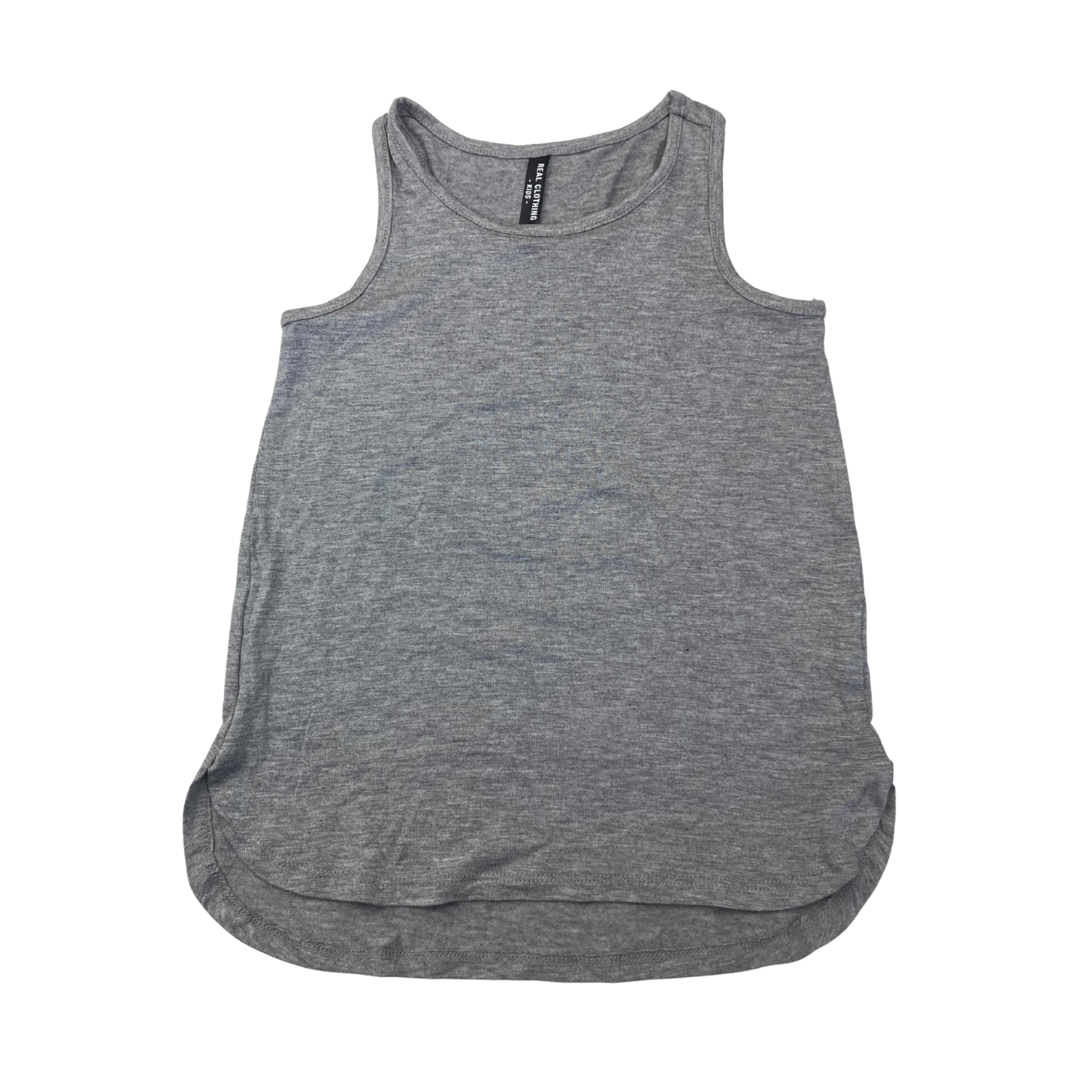 5-6Y Grey Hi Low Tank Top - Real
