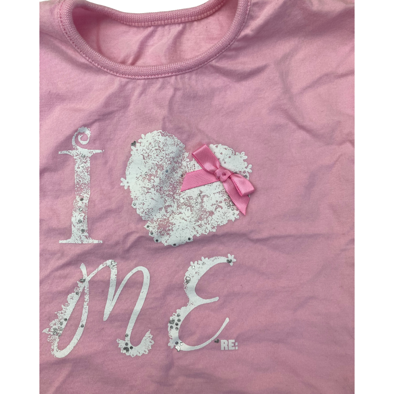 3-6M Pink Batwing "I Love Me" T Shirt - Re: