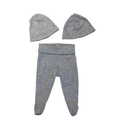 UK 1-2M Grey Footed Leggings & Beanies - H&M