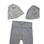 UK 1-2M Grey Footed Leggings & Beanies - H&M