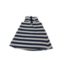 2Y Dark Blue & Beige Stripe Sleeveless Dress - Cucu Lab