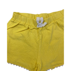 12-18M Yellow & White Trim Shorts - Prenatal