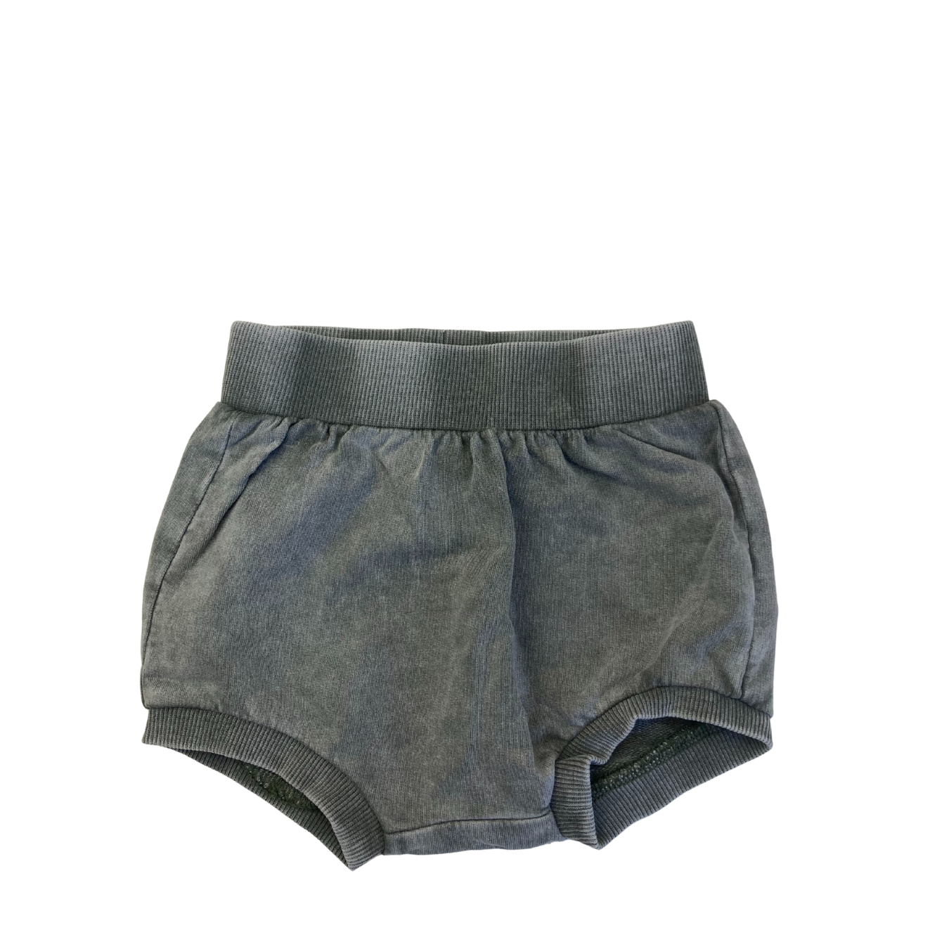 0-3M Petrol Green Heathered Bloomer - Cotton On