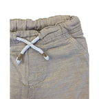UK 9-12M Beige Drawstring Shorts - H&M