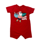 1-3M Red Santa "Holiday Vibes" Romper - Woolworths