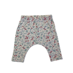 Newborn Cream Floral Melange Harem Leggings - Cotton On