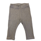 UK 2-4M Beige Ribbed Leggings - H&M