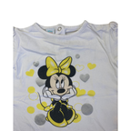 18-24M Cream & Yellow Minnie Mouse Puff Sleeve Top - Prenatal
