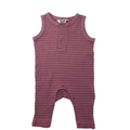 Newborn Mauve Striped Sleeveless Onesie - Cotton On