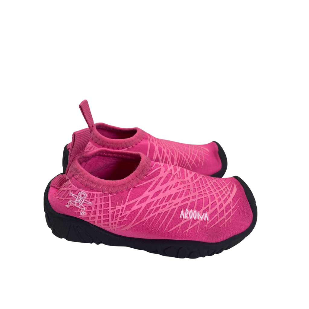 EUR 23 - Pink & Black Aqua Shoes - Aroona