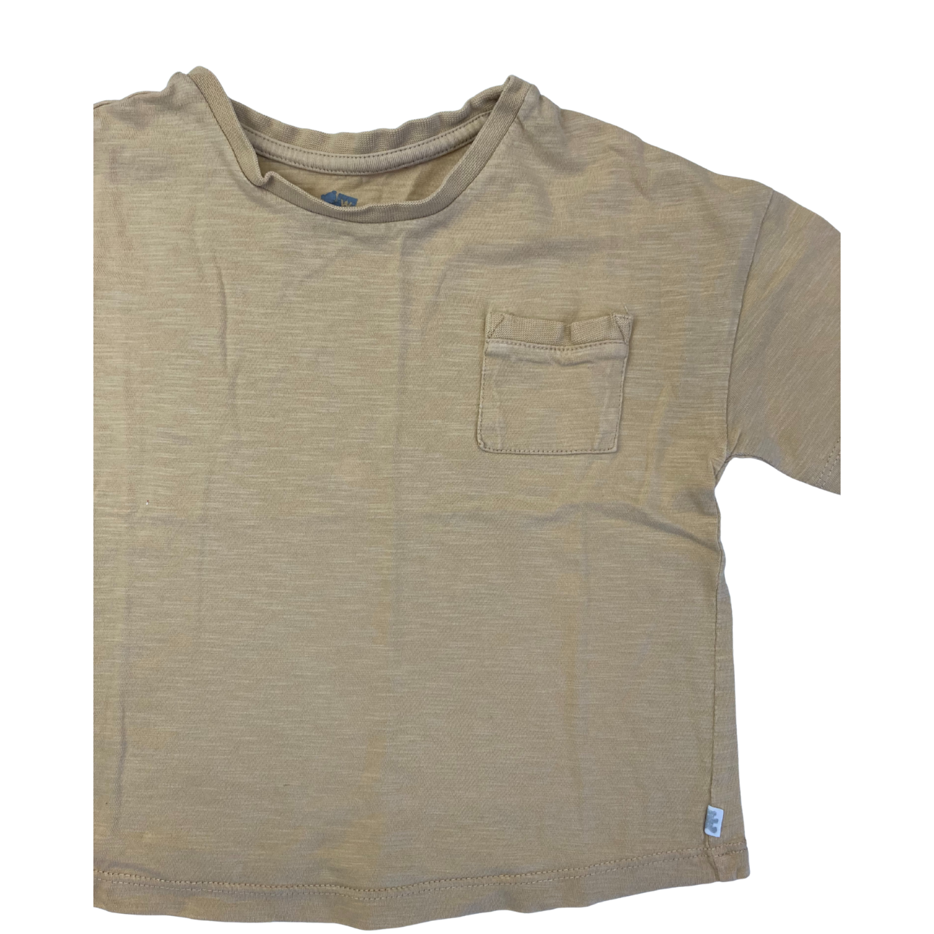18-24M Muted Mustard Crop T Shirt - Woolworths