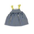 3-6M Navy Blue & White Stripe Bow Tunic - Zara