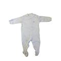 Newborn Cream Snap Footed Onesie - Woolworths