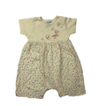 3-6M Light Yellow Dotted Romper - Naartjie