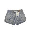 5Y Silver Terry Knit Metallic Shorts - Cotton On