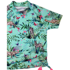5Y Mint Green Jungle Rash Vest - Next