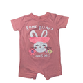 1-3M Pink Glitter Bunny Romper - Woolworths