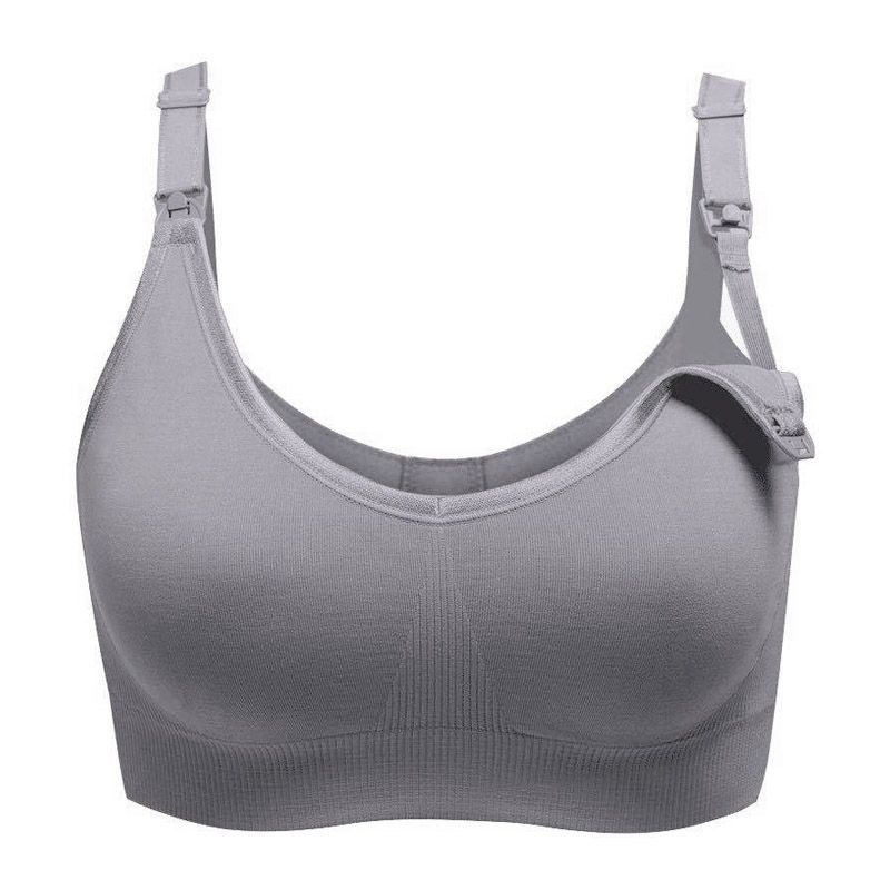 Medium - Grey maternity & Nursing Bra - Unicoo