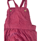 6-12M Magenta Corduroy Romper Overall - Woolworths