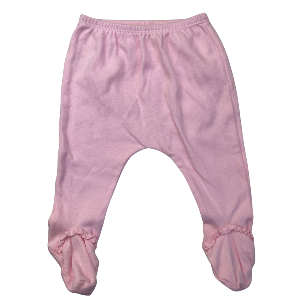 1-3M Pink Fotted Cotton Leggings - Woolworths