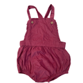 6-12M Magenta Corduroy Romper Overall - Woolworths