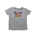 6Y Grey Tufted Cheetah T Shirt - Cotton On