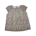 5Y Cream, Pink & Green Floral Soft Blouse - Gap