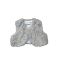 0-3M Cream Faux Fur Gilet - Tiny Tots