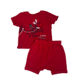 6-12M Red Santa's Summer Sleep Set - Woolworths