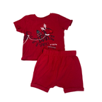 6-12M Red Santa's Summer Sleep Set - Woolworths