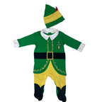 0-3M Green Elf Onesie & Hat - George
