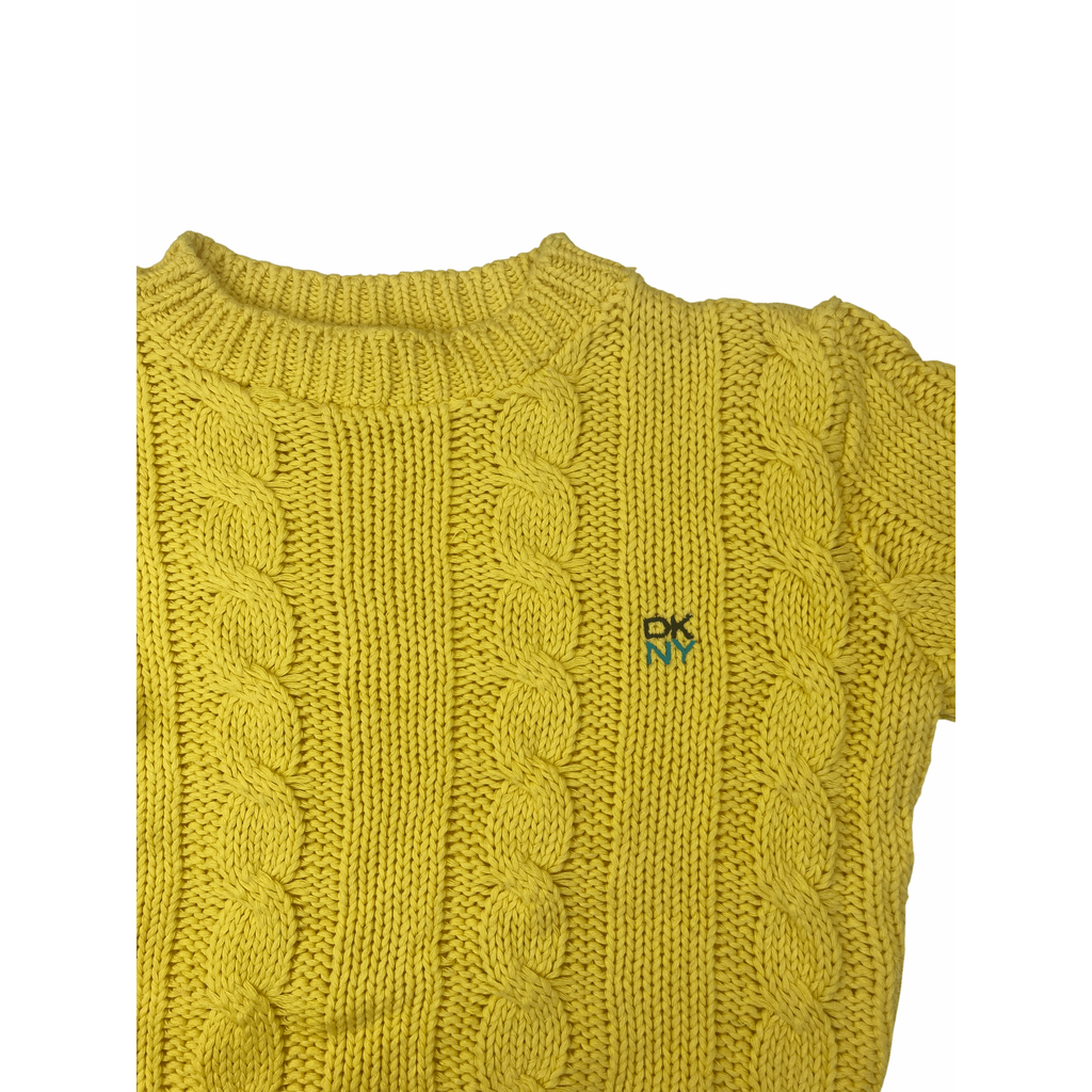 2Y Yellow Chunky Cableknit Sweater