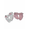 0-6M Set Of Two Pink & White Non Slip Socks - Naartjie