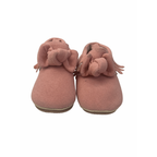 Size 11 - Coral Faux Suede Mocassin Slip On
