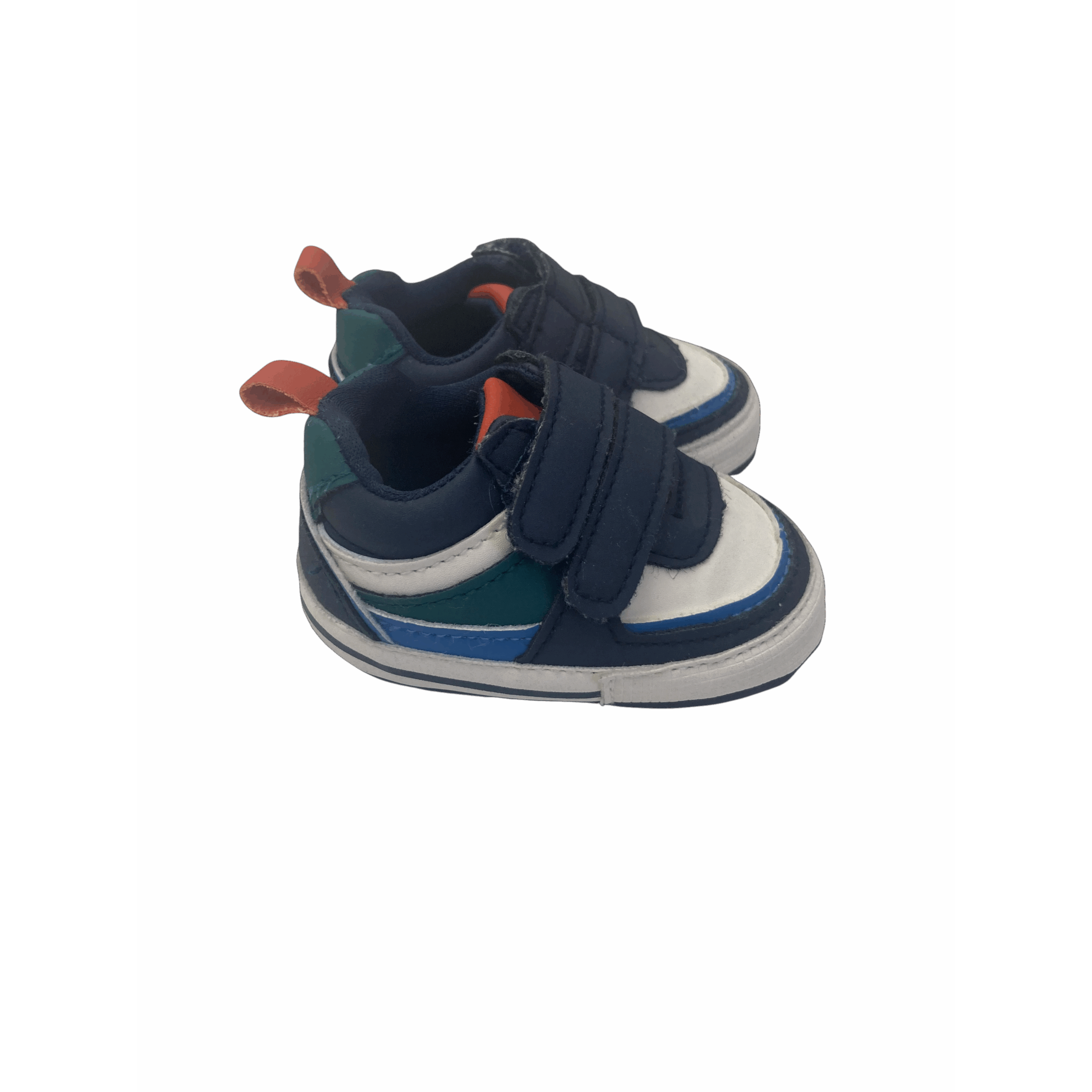 Size 0 - Navy Blue Velcro Soft Sole Sneaker - Woolworths