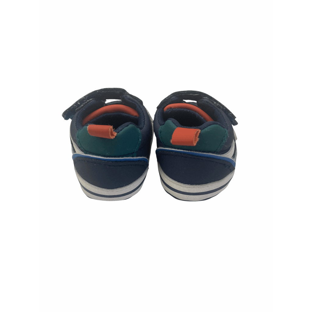 Size 0 - Navy Blue Velcro Soft Sole Sneaker - Woolworths