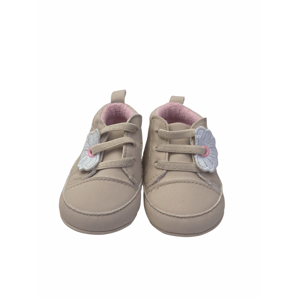 Size 0 - Pink Soft Sole Bunny Pleather Sneaker - Woolworths