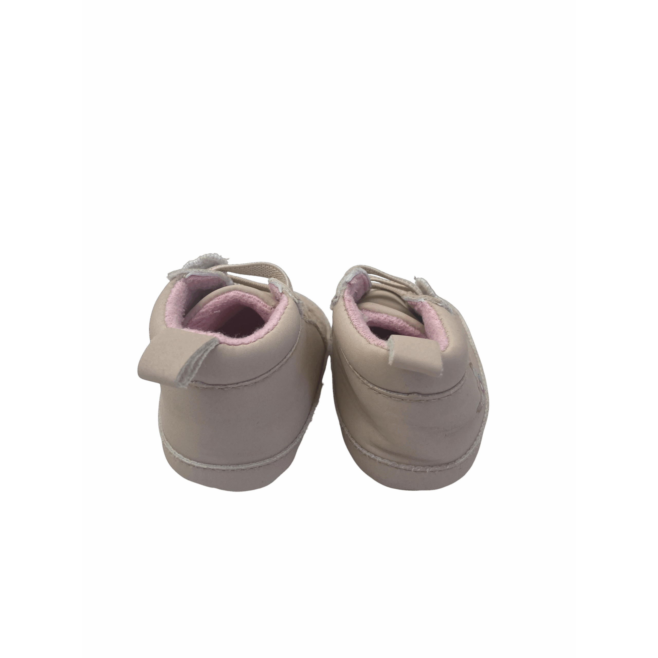 Size 0 - Pink Soft Sole Bunny Pleather Sneaker - Woolworths