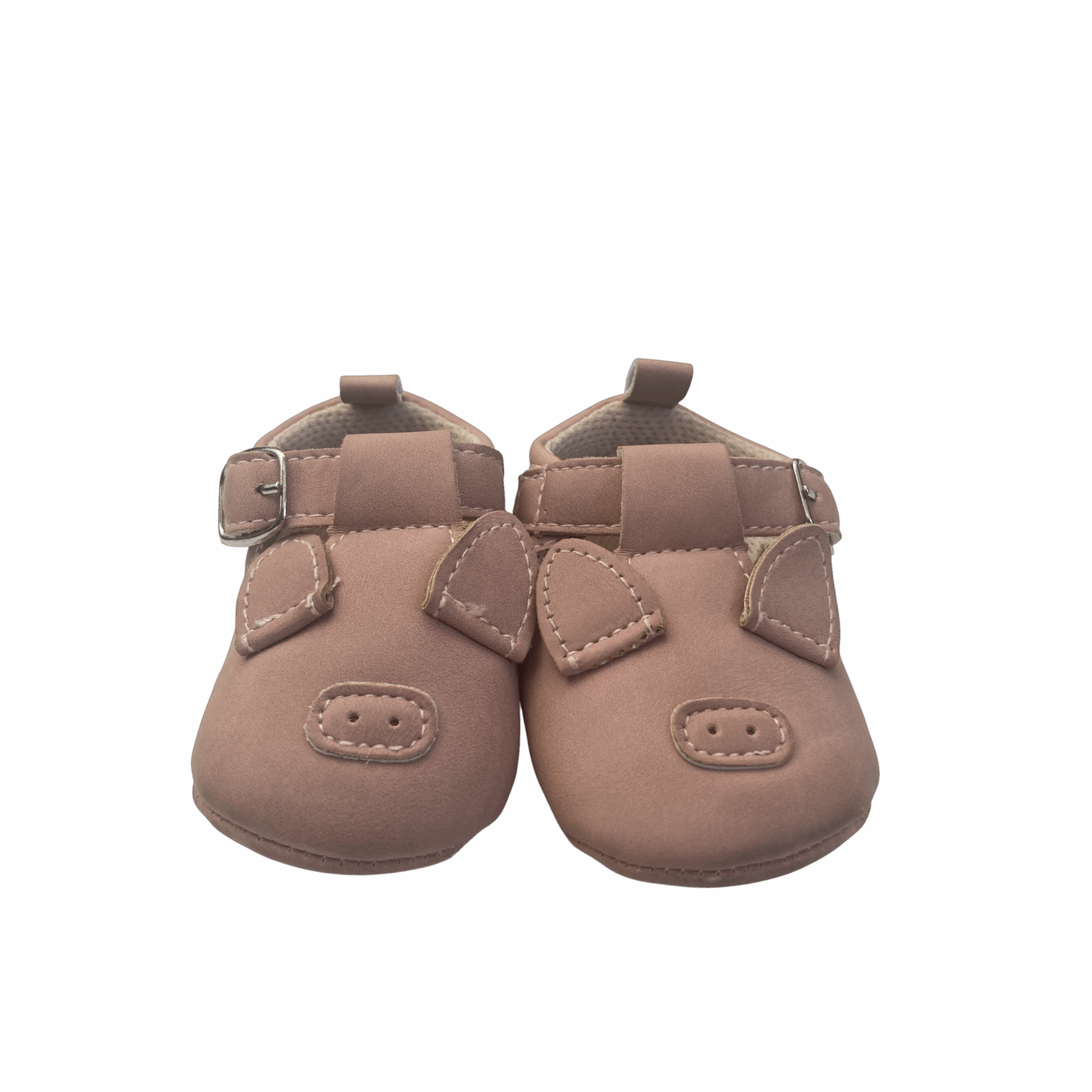 Size 10 - Dusty Pink Pig Soft Sole Mary Jane Shoe