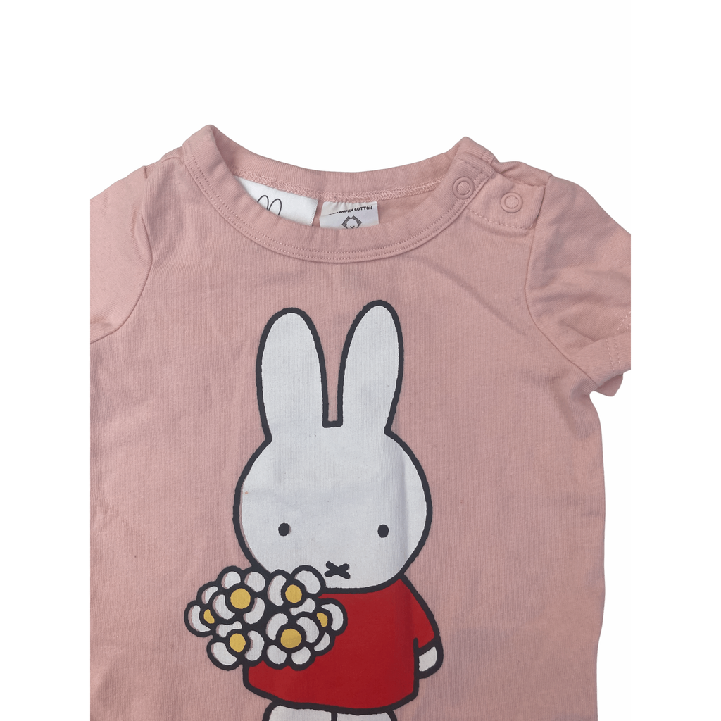 0-3M Pink Miffy Bodysuit - Cotton On