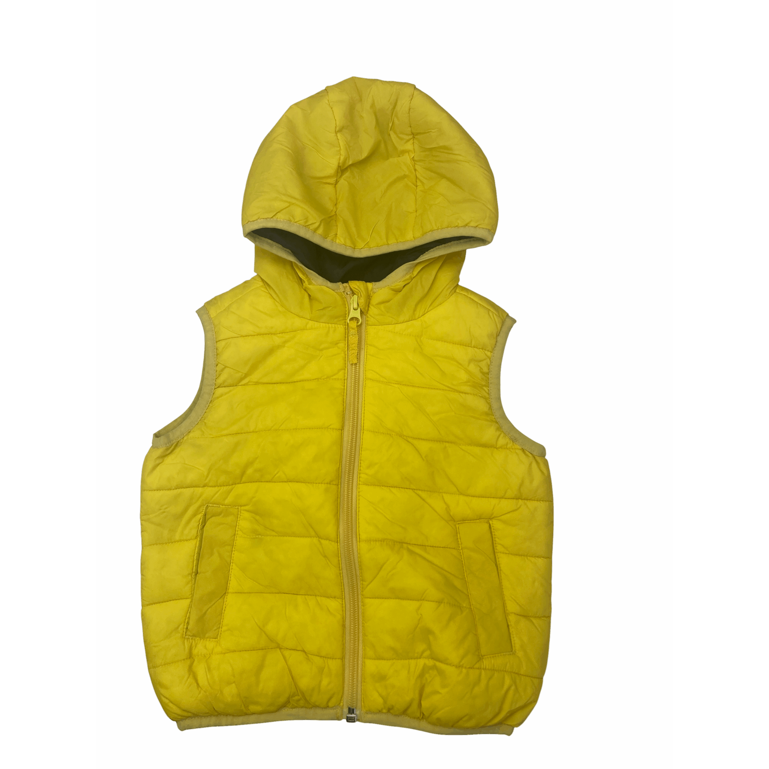 1.5-2Y Yellow Puffer Bodywarmer - Marks & Spencer