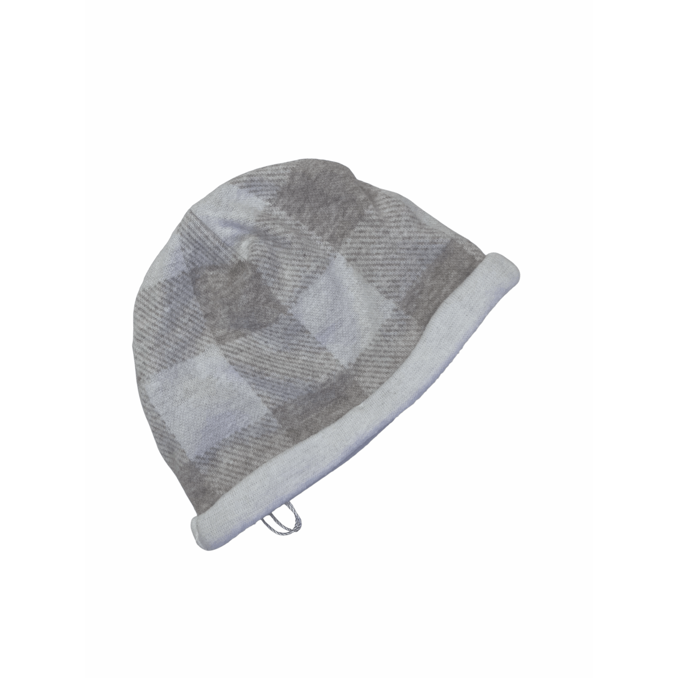 1-3M Beige & Cream Check Beanie - Chicco