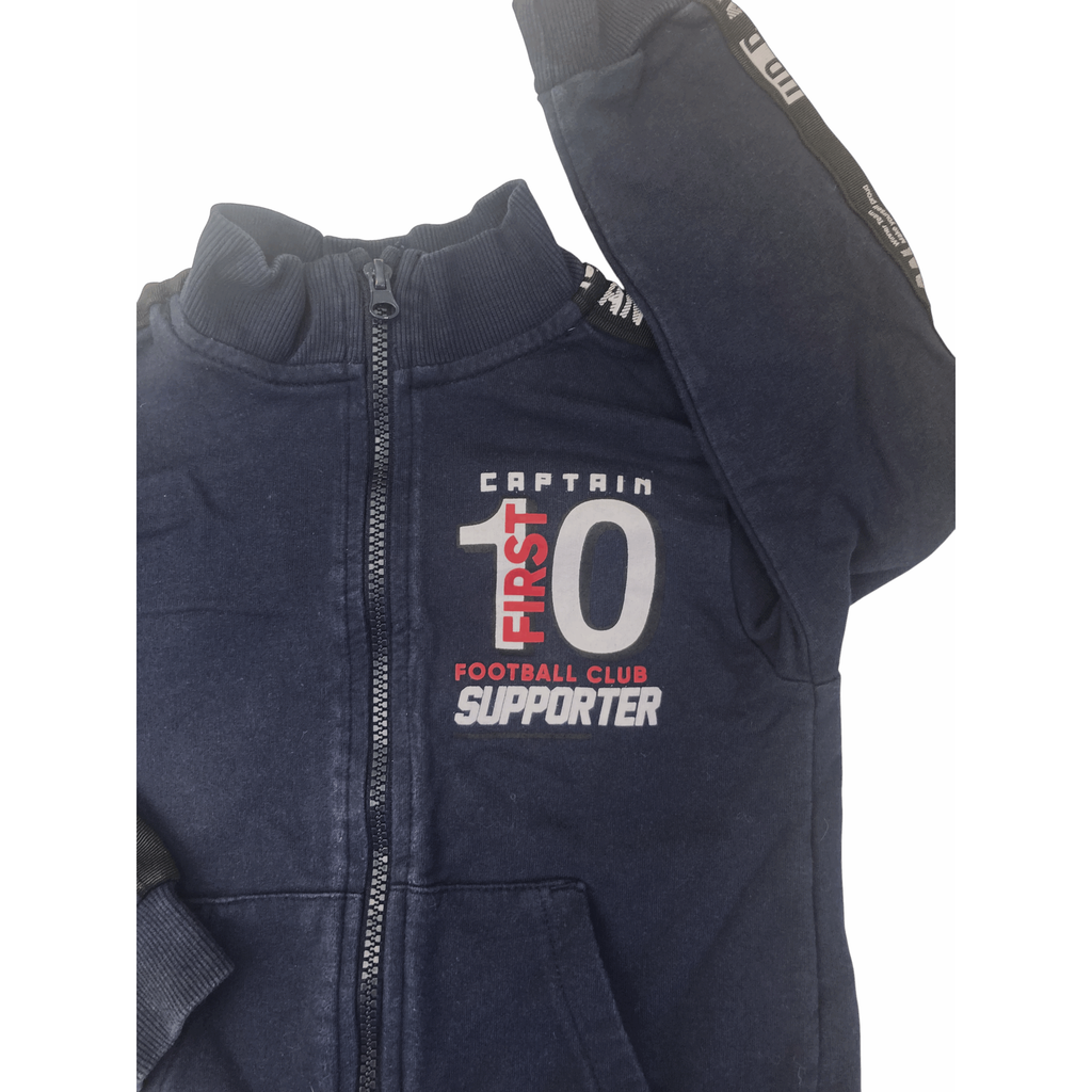 5Y Navy Blue Sport Zip Jacket - My First Chicco